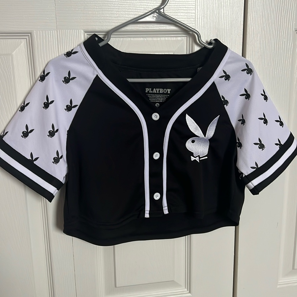 Playboy Jersey Croptop